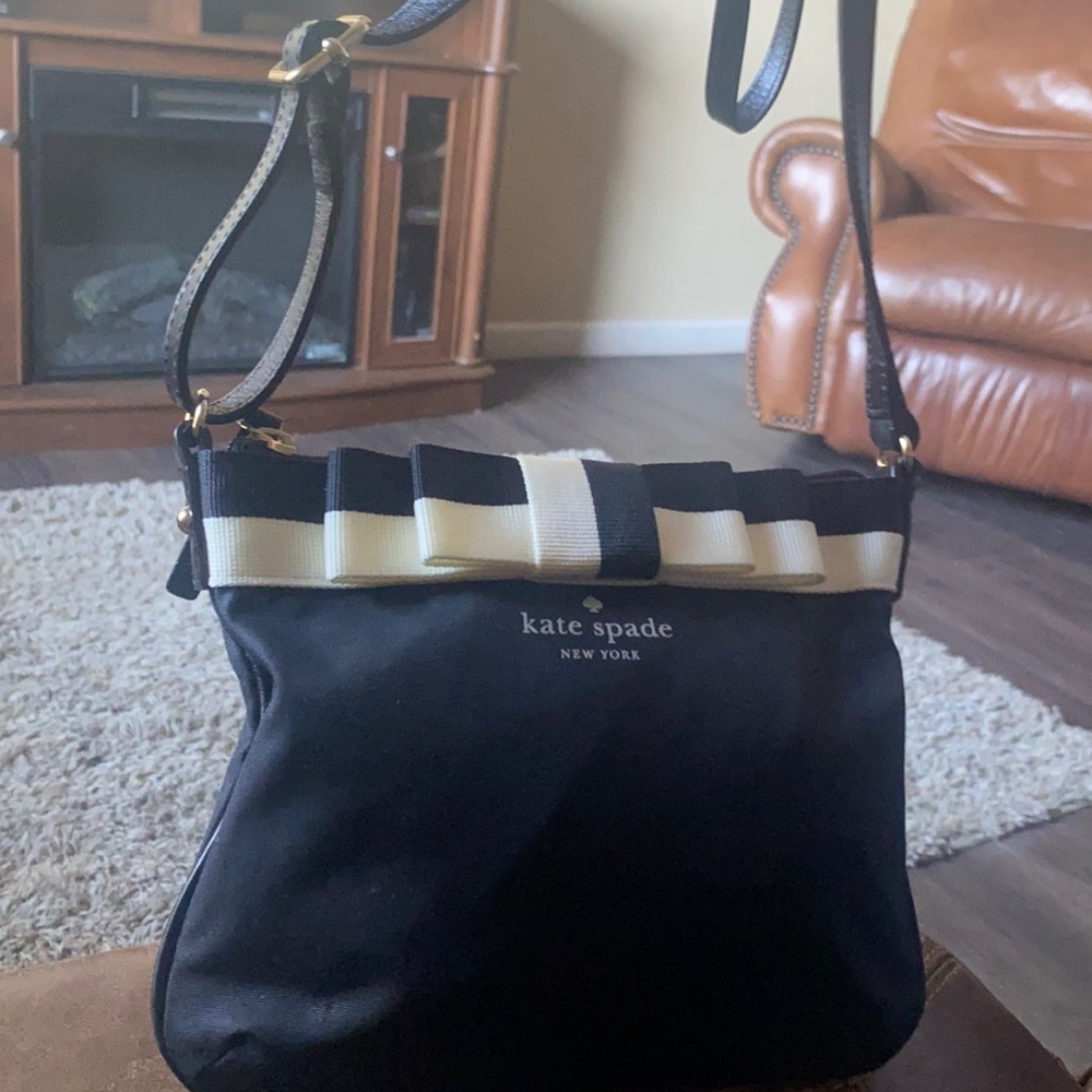 Black Kate Spade cross body bag